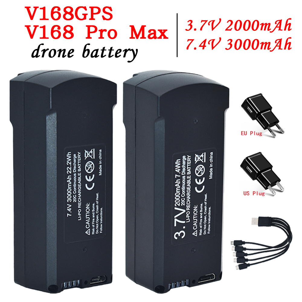 Drone Mapping - GPS V198 7.4V 3000mAh Battery RC