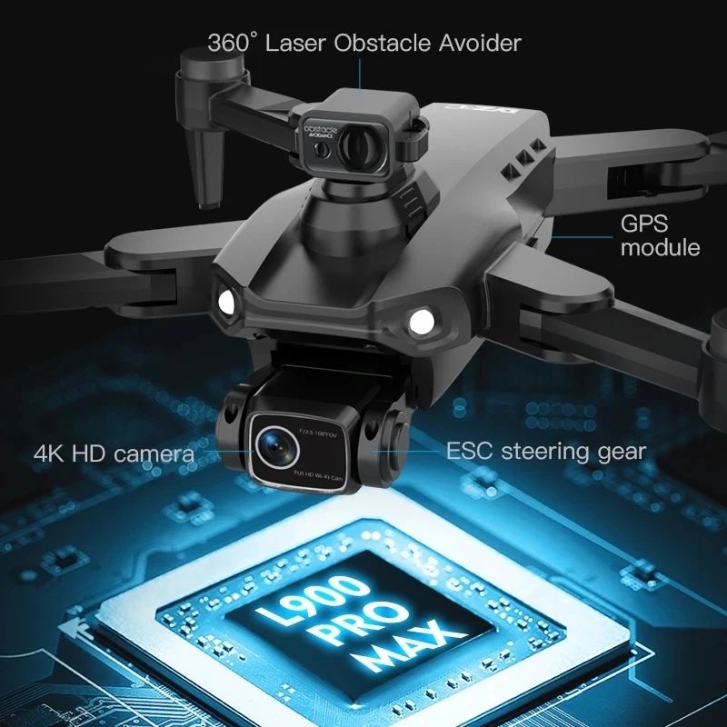 L900 Pro MAX GPS Drone 4K Prof - Drone Surveying 评论和价格