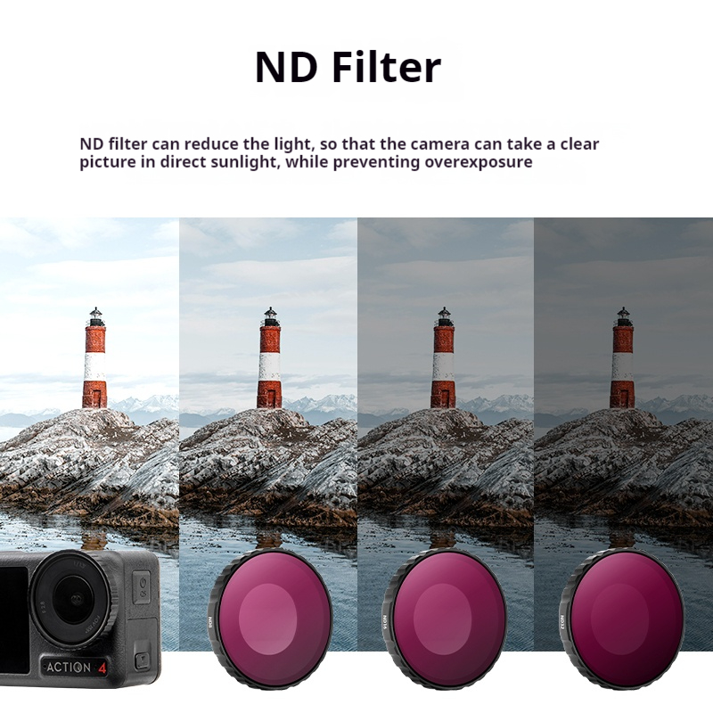 ND Filter for DJI Osmo Action4 - Drone Ndvi 评论和价格