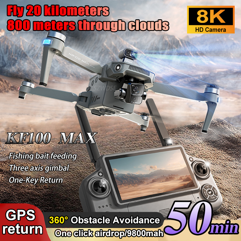 SJRC KF100 MAX 8K UHD Photo HD - Drone Surveying 评论和价格