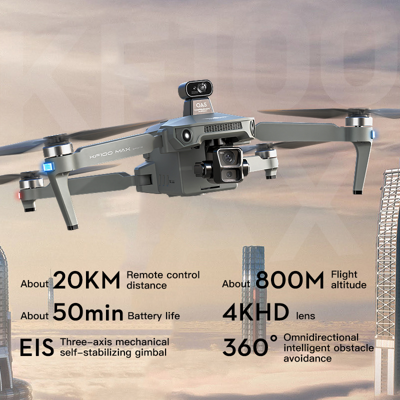 SJRC KF100 MAX 8K UHD Photo HD - Drone Surveying 评论和价格