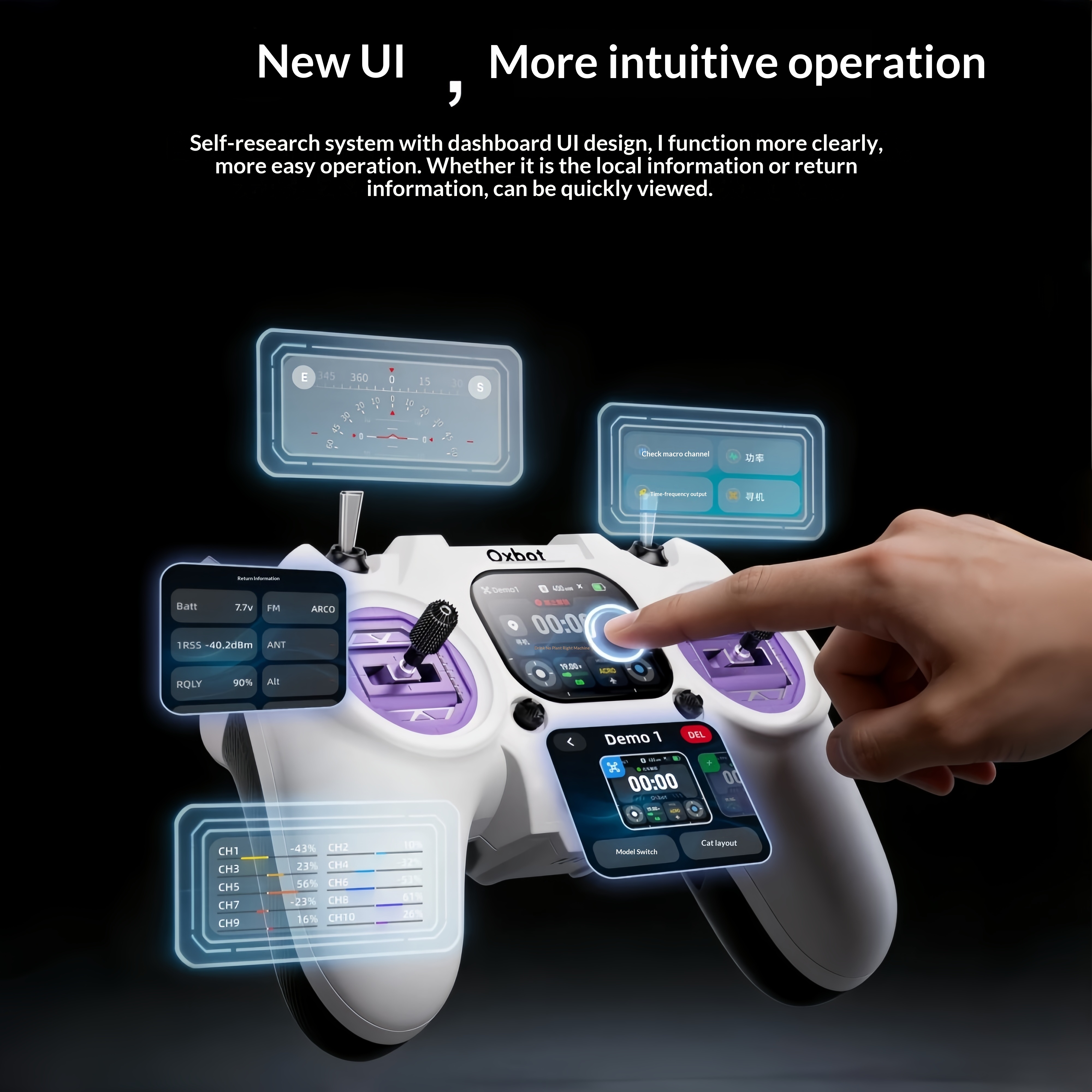 Oxbot R1 Fpv Remote Controller - Drone Surveying 评论和价格