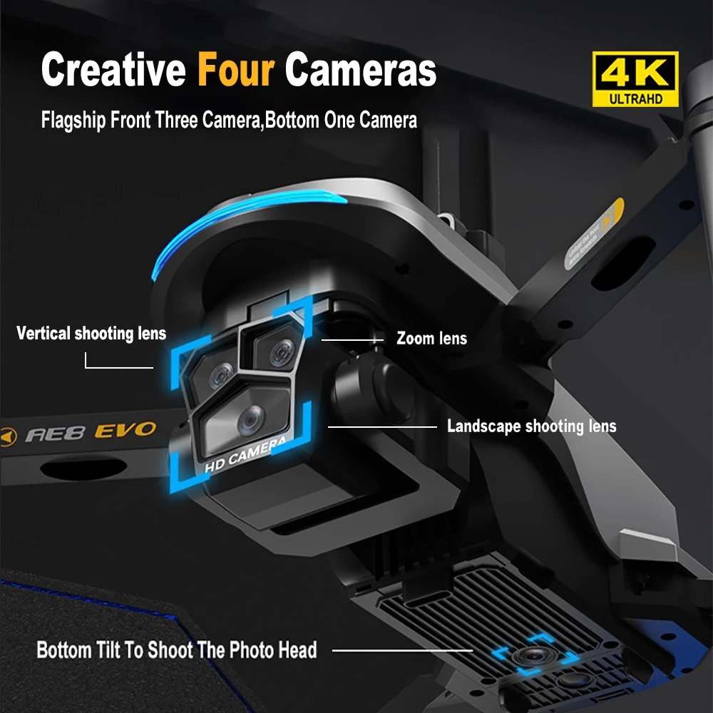 AE8 EVO Drone 4K Professional  - Drone Surveying 评论和价格